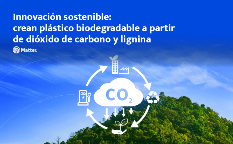 Innovación sostenible: Crean plástico biodegradable a partir de dióxido de carbono y lignina