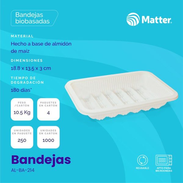 Bandeja - Almidón de Maíz - Imagen 2