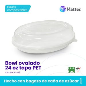 Bowl ovalado 24 oz