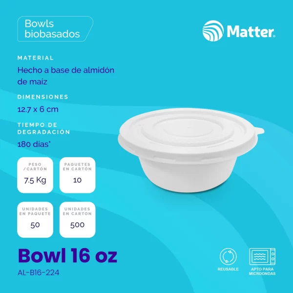 Bowl 16 oz - Imagen 2