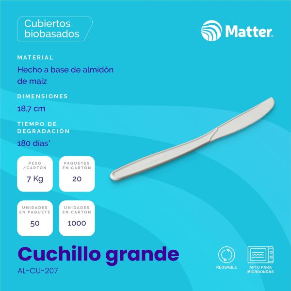 Cuchillo Grande - Almidón de Maíz - Imagen 2