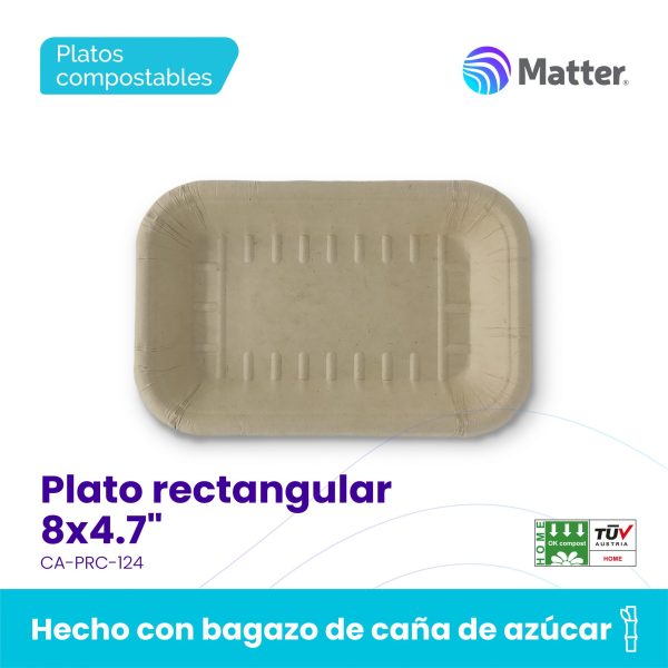 Plato rectangular 8x4.7