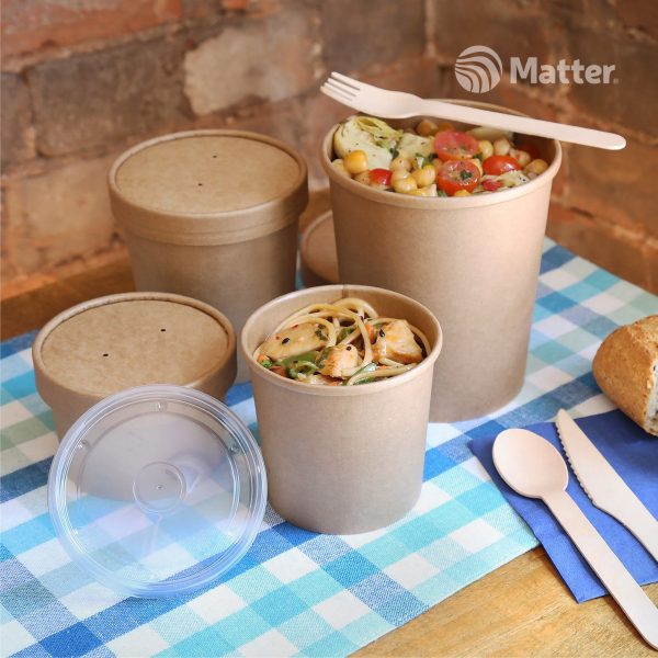 Tazón Papel Kraft de 16 oz - Imagen 3