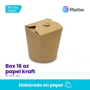 Box 16 oz - Papel Kraft