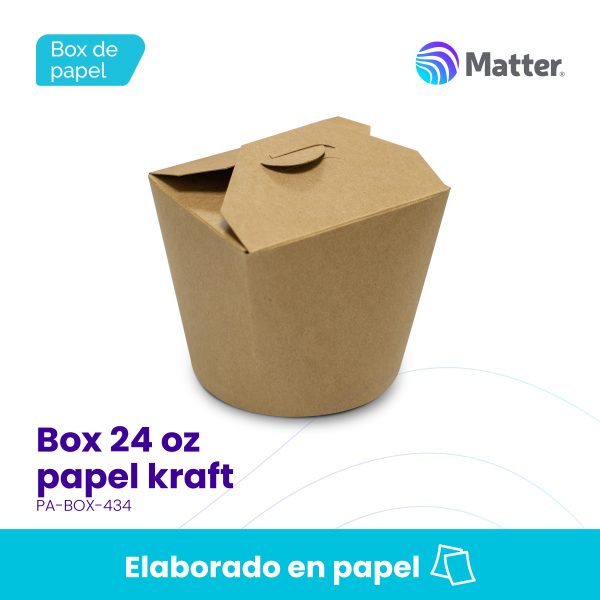 Box 24 oz - Papel Kraft